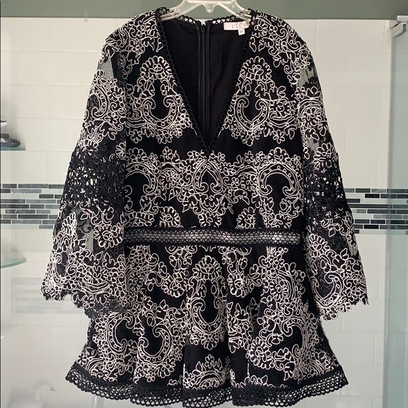 Alexis lace peplum Blouse - Picture 1 of 5